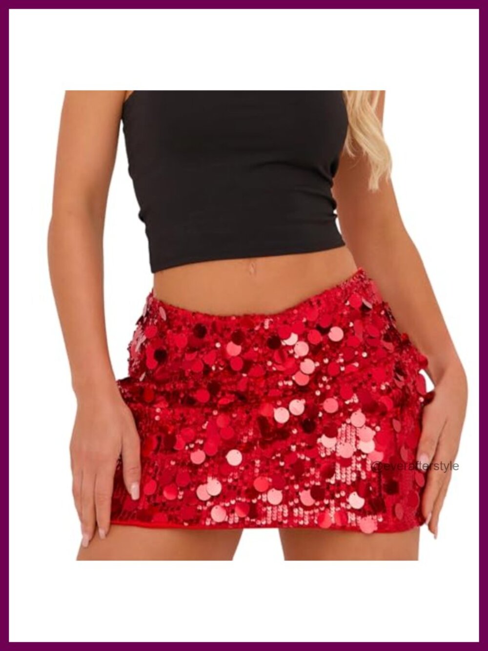 Sparkly Sequin Mini Skirt Slim Fit Bodycon Party Clubwear